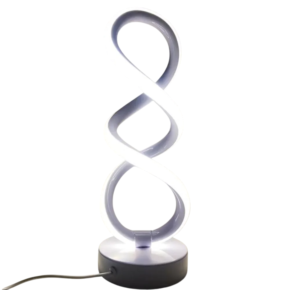 AmbiSpire - Spiraalvormige LED Tafellamp met Meerdere Kleurstanden