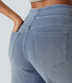 Evie | Comfy Elastische Broek met Hoge Taille
