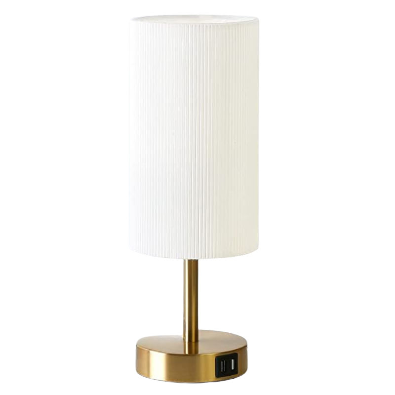 TouchEase - Dimbare Tafellamp met USB-poorten