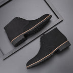 Fokas - Leren schoenen voor mannen van rundsuèdeleer