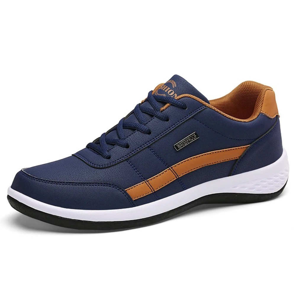 Leren Sneakers Voor Heren Met Antislip Zool En Voetbed