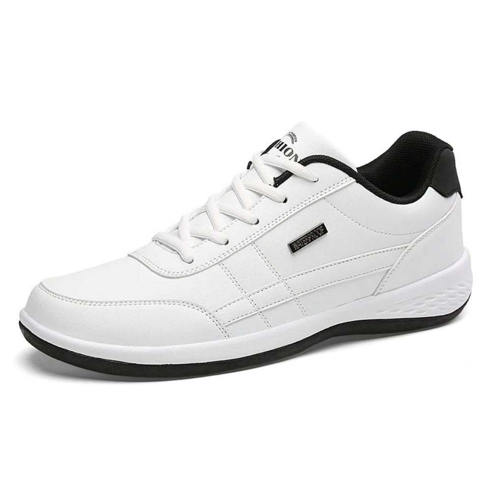 Leren Sneakers Voor Heren Met Antislip Zool En Voetbed