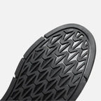 Allan - geheel zwarte leren sneakers