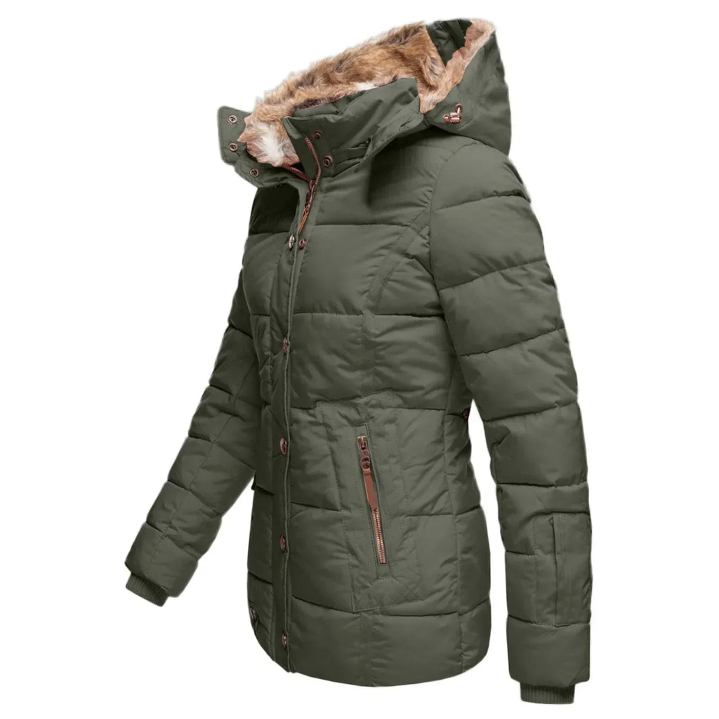 Winterjas Dames Met Warme Vulling En Comfort Pasvorm - Winterjas Dames