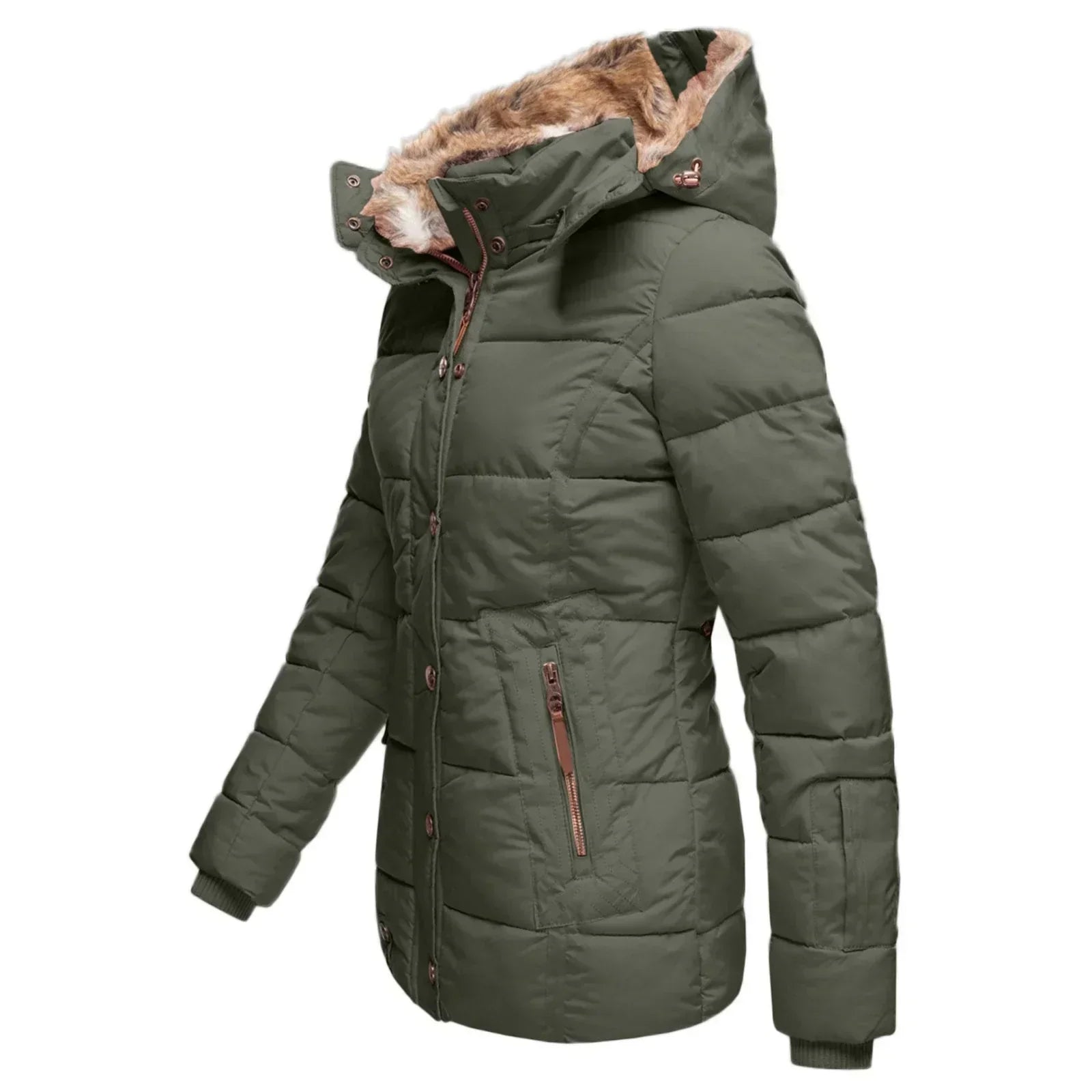 Winterjas Dames Met Warme Vulling En Comfort Pasvorm - Winterjas Dames