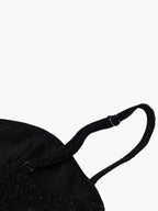 Sparkling Mesh Slip Mini Jurk met Zijsplit
