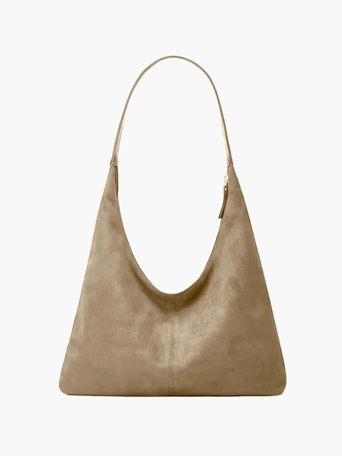 Retro Suède Grote Capaciteit Schoudertas voor Dames en Stijlvolle Accessoires in Retro en Veelzijdig Design