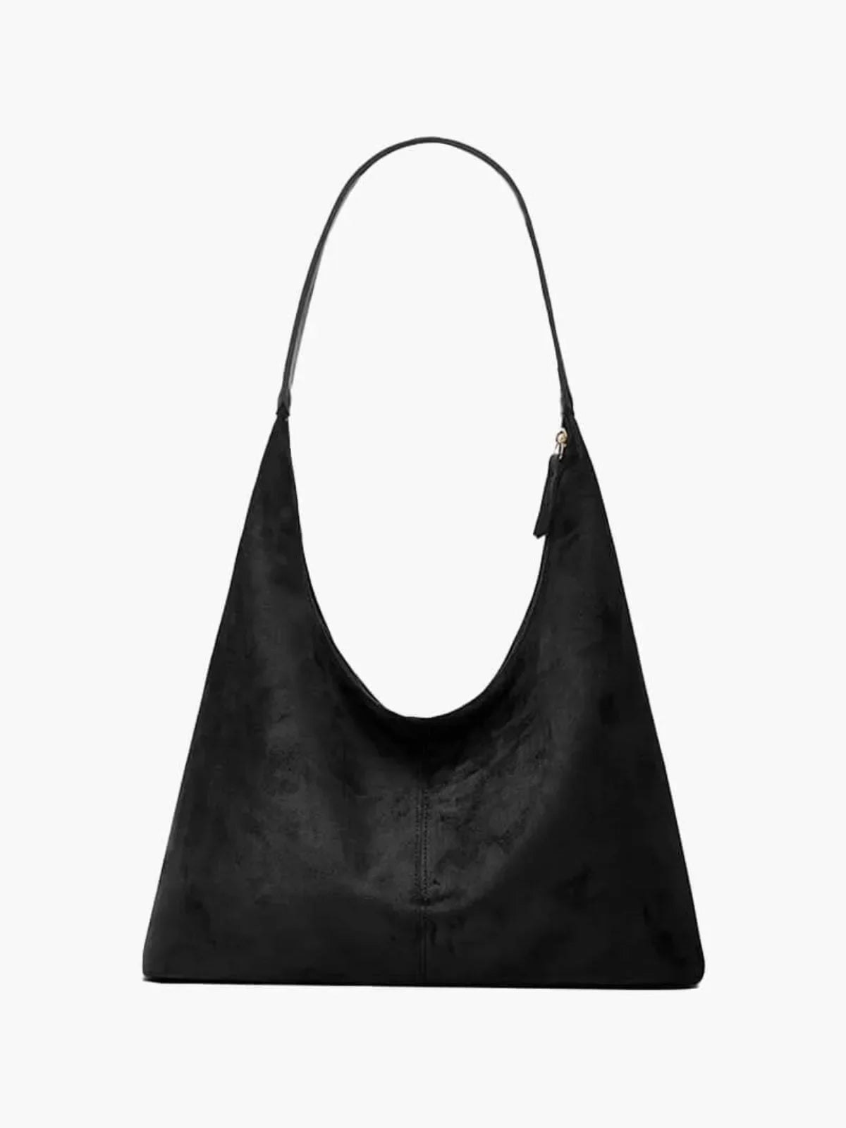 Retro Suède Grote Capaciteit Schoudertas voor Dames en Stijlvolle Accessoires in Retro en Veelzijdig Design