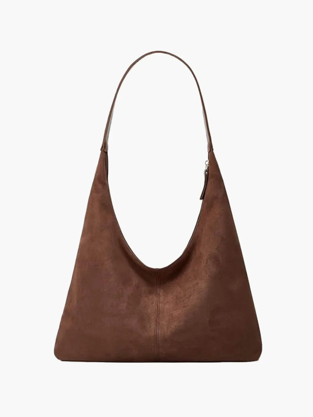 Retro Suède Grote Capaciteit Schoudertas voor Dames en Stijlvolle Accessoires in Retro en Veelzijdig Design