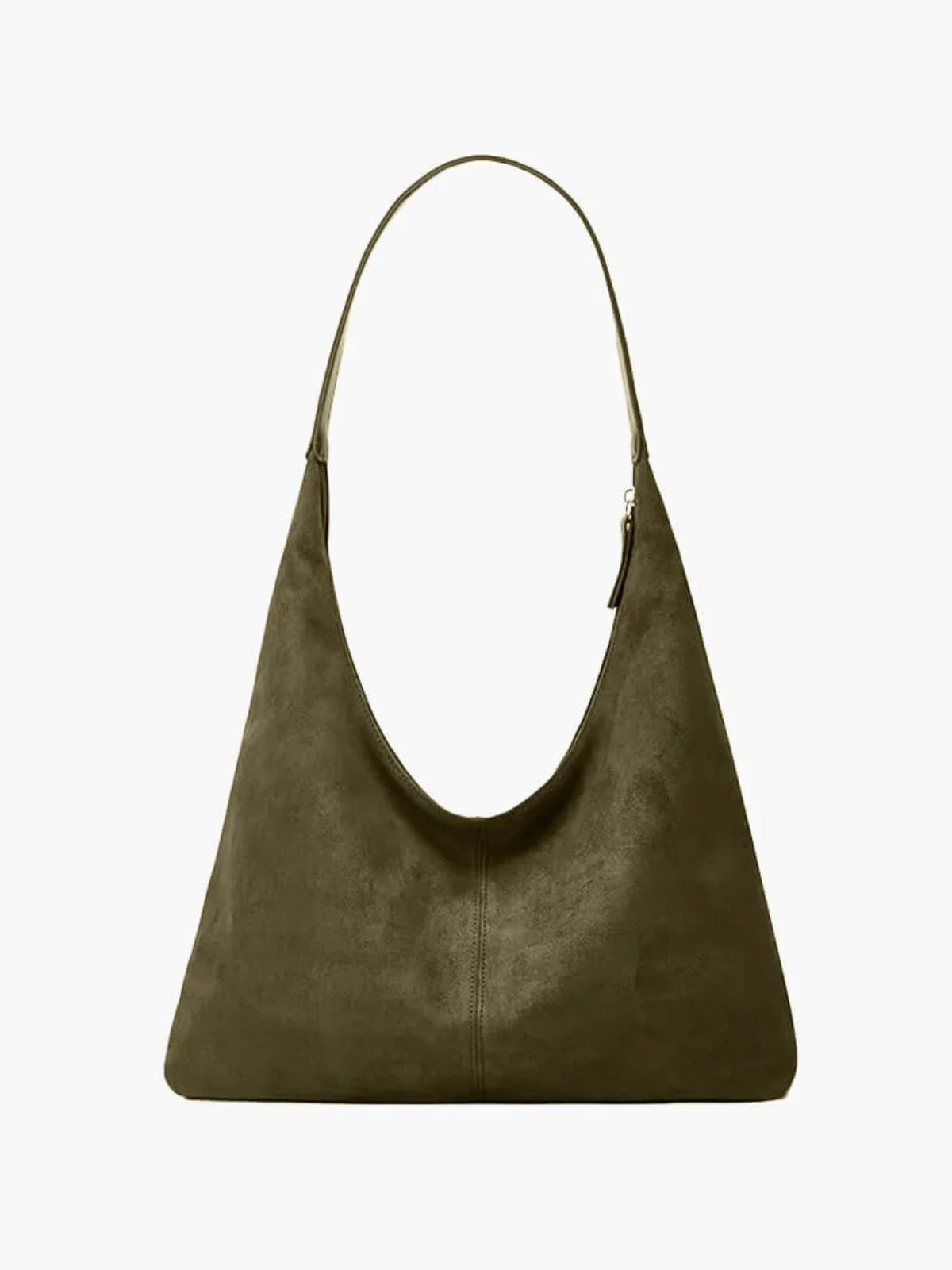 Retro Suède Grote Capaciteit Schoudertas voor Dames en Stijlvolle Accessoires in Retro en Veelzijdig Design