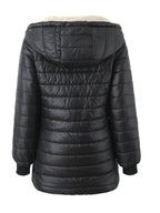Dames Kapjas Gevoerd Kort Model In Effen Kleur M Warm
