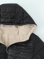 Dames Kapjas Gevoerd Kort Model In Effen Kleur M Warm