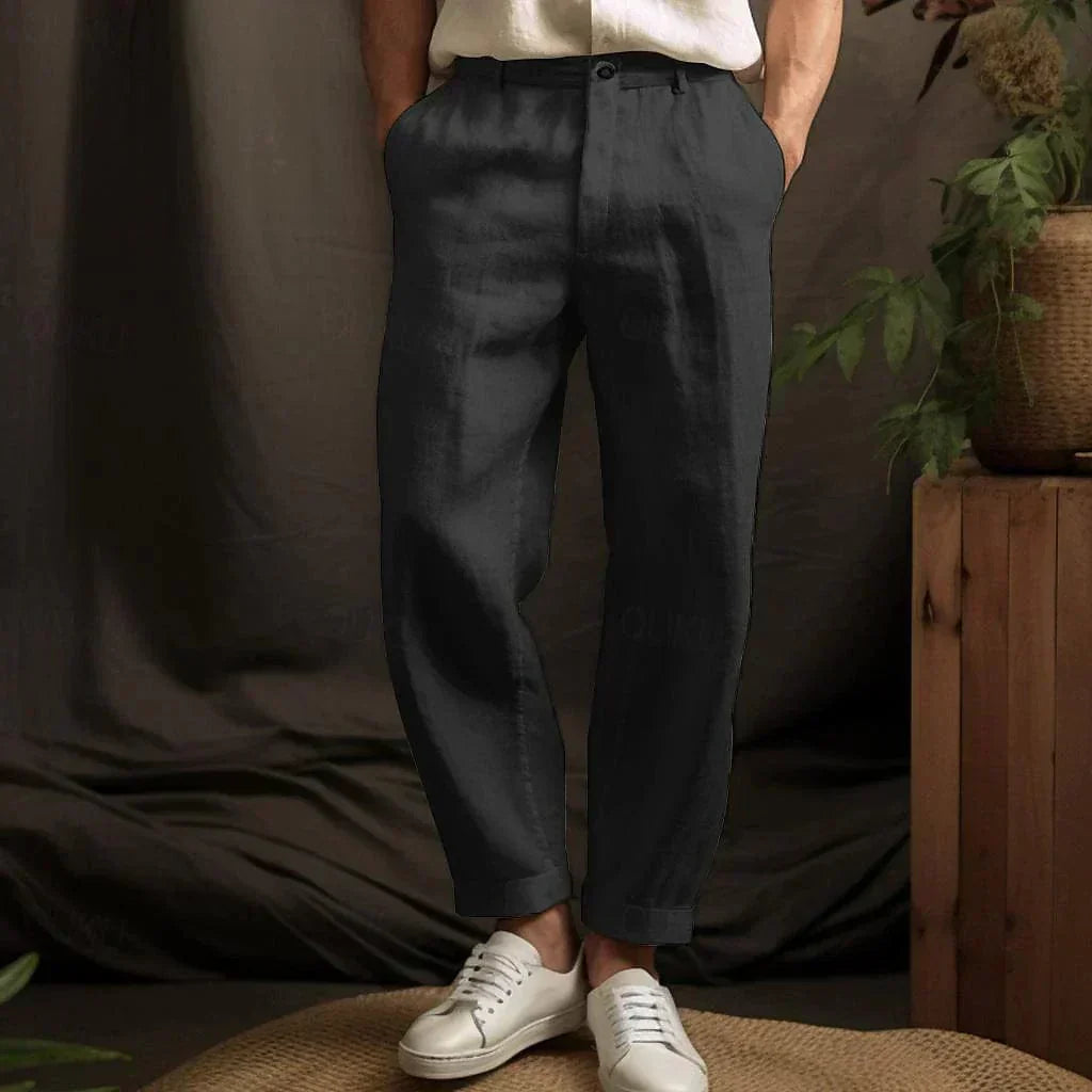 Casual Heren Linnenbroek voor de Zomer