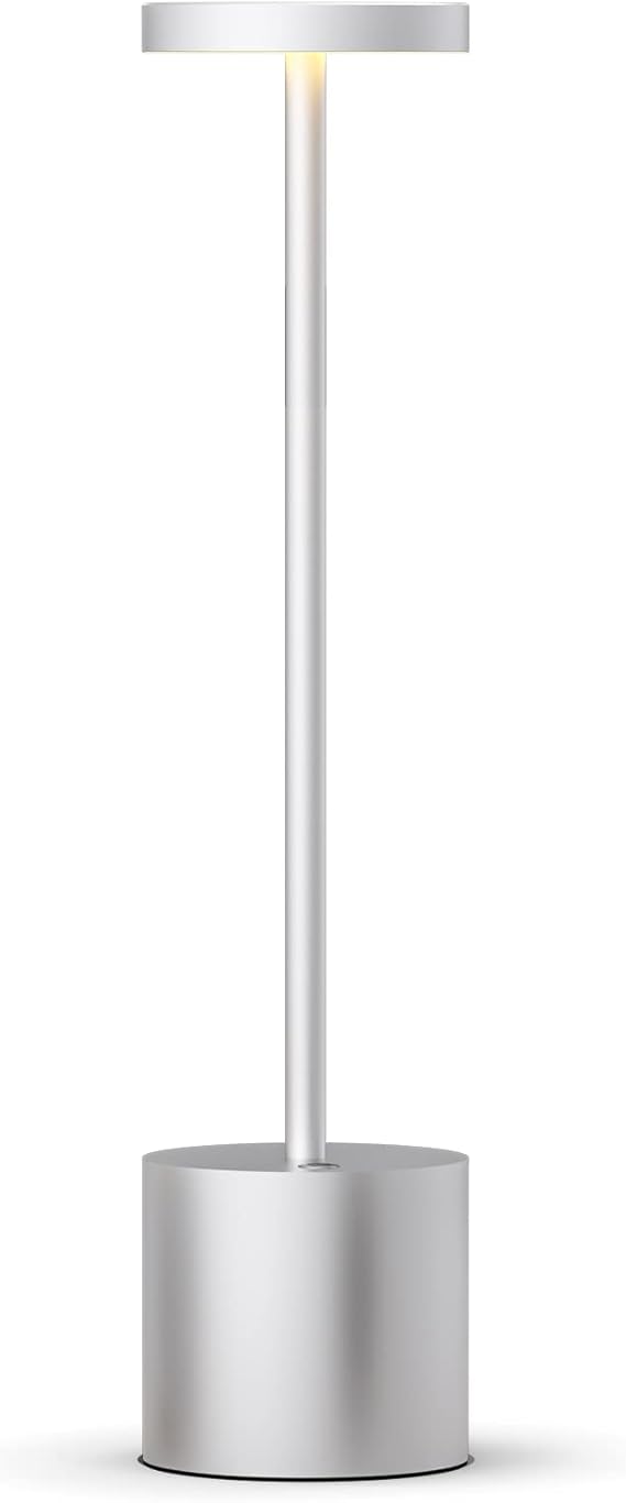 LuxeTouch | Draadloze LED Tafellamp met Instelbare Helderheid – Modern Design