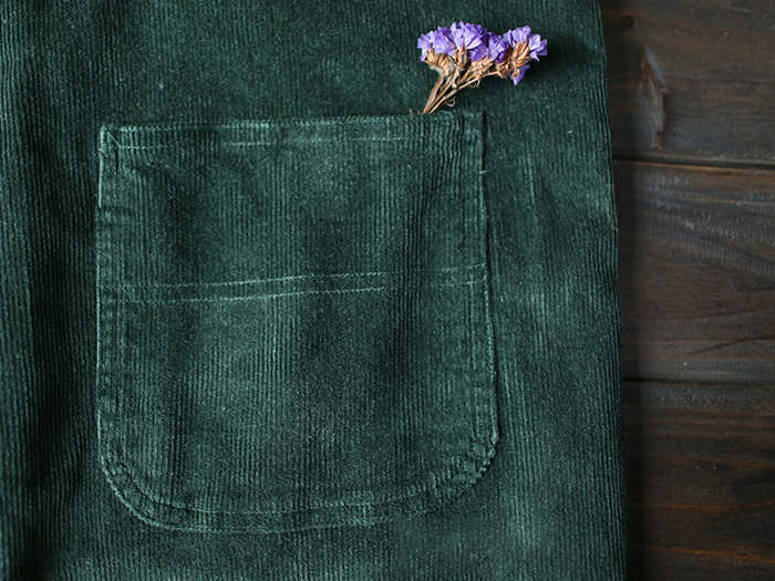 Dames Lichte Corduroy Cozy Overalls