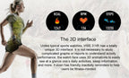 Tactische Smartwatch met Waterdichtheid en 3D-Interface voor Fitness en Avontuur