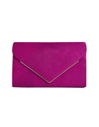Segreto Suède-stijl Fluwelen Envelop Handtas