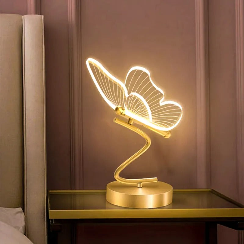 VlinderLicht - Luxe Moderne Tafellamp met LED