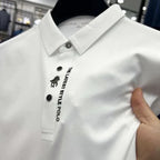 Variant image for Heren Poloshirt Blauw M Spierfit Katoen-17