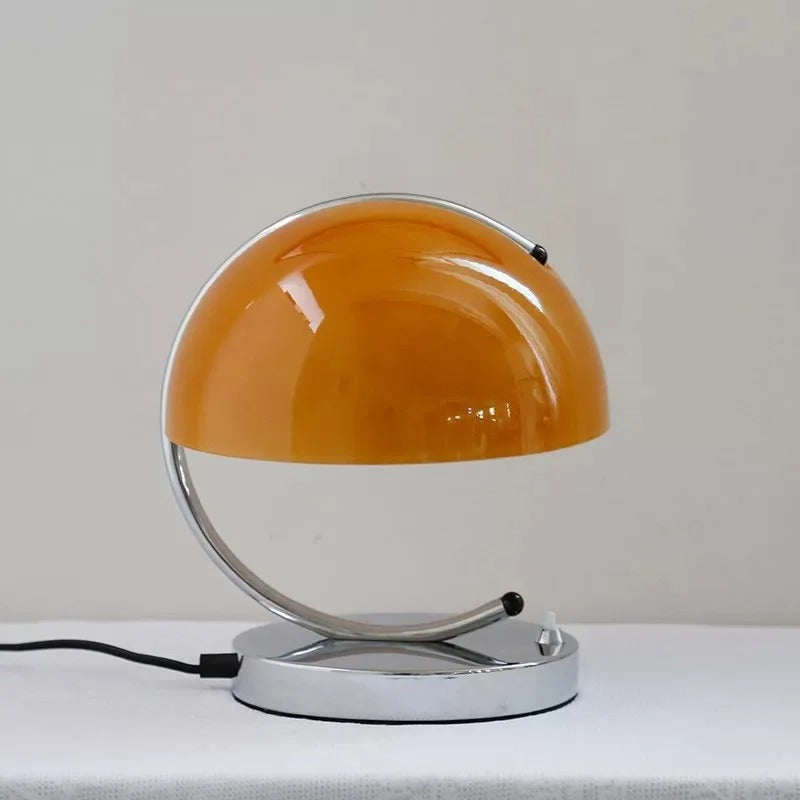 Glazen Bureaulamp Paddenstoelvormige Design Verlichting