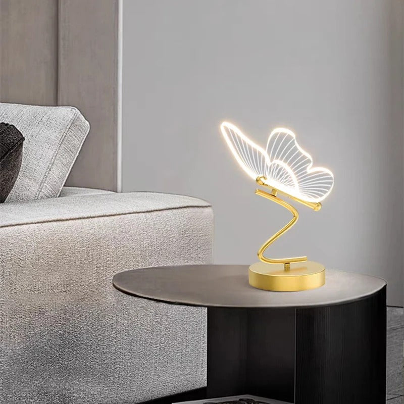 VlinderLicht - Luxe Moderne Tafellamp met LED