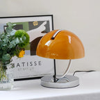 Glazen Bureaulamp Paddenstoelvormige Design Verlichting