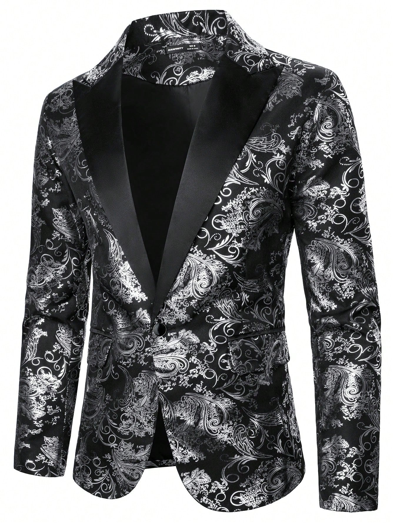 Nikolaou - Feestelijke paisley blazer