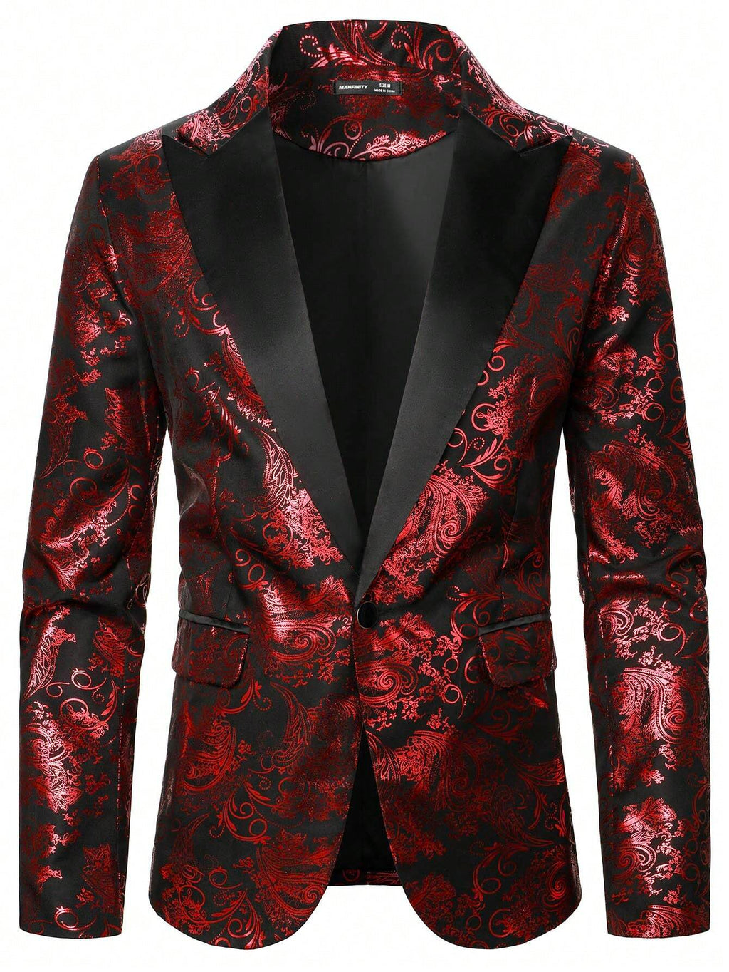 Nikolaou - Feestelijke paisley blazer