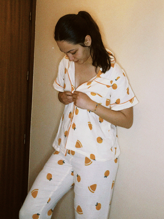 Elise Elegante Katoenen Pyjama Set
