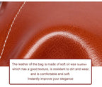 Retro leren crossbodytas™ | Stijlvolle schoudertas