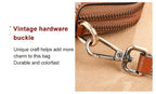 Retro leren crossbodytas™ | Stijlvolle schoudertas