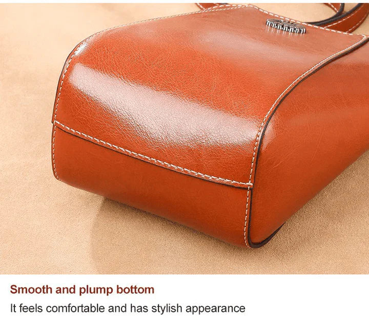 Retro leren crossbodytas™ | Stijlvolle schoudertas