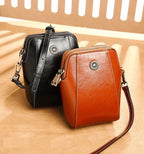 Retro leren crossbodytas™ | Stijlvolle schoudertas