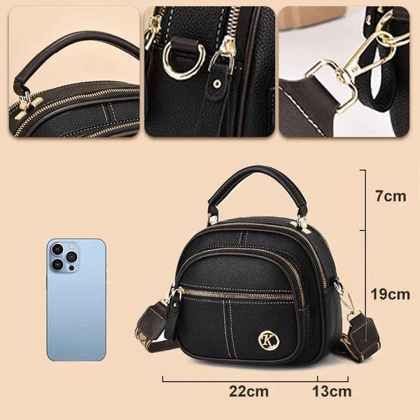 Klassieke leren crossbodytas™ | Stijlvolle schoudertas