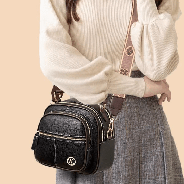 Klassieke leren crossbodytas™ | Stijlvolle schoudertas