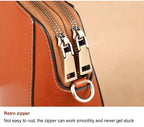 Retro leren crossbodytas™ | Stijlvolle schoudertas