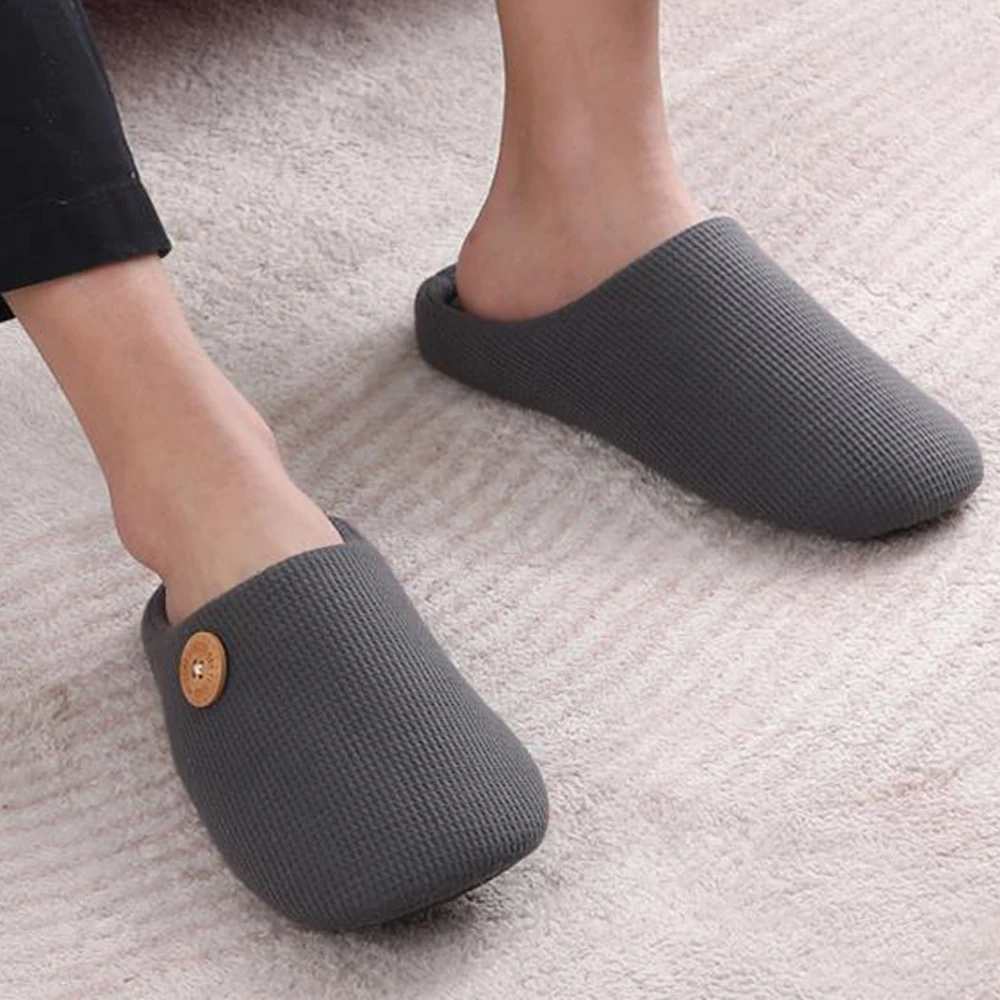 Traagschuim Comfort Slippers voor Dames en Heren met Antislip Zool en Ademend Ontwerp Voor Binnenshuis Gebruik