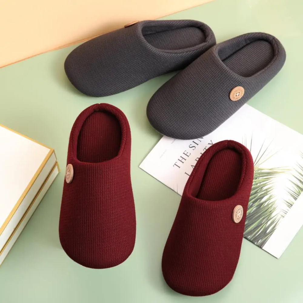 Traagschuim Comfort Slippers voor Dames en Heren met Antislip Zool en Ademend Ontwerp Voor Binnenshuis Gebruik