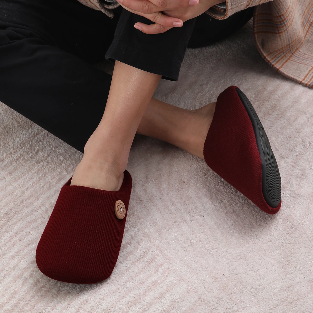 Traagschuim Comfort Slippers voor Dames en Heren met Antislip Zool en Ademend Ontwerp Voor Binnenshuis Gebruik