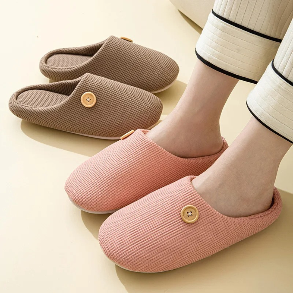 Traagschuim Comfort Slippers voor Dames en Heren met Antislip Zool en Ademend Ontwerp Voor Binnenshuis Gebruik