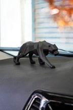 Moderne Kunst Geometrische Panter Standbeeld voor Woondecoratie