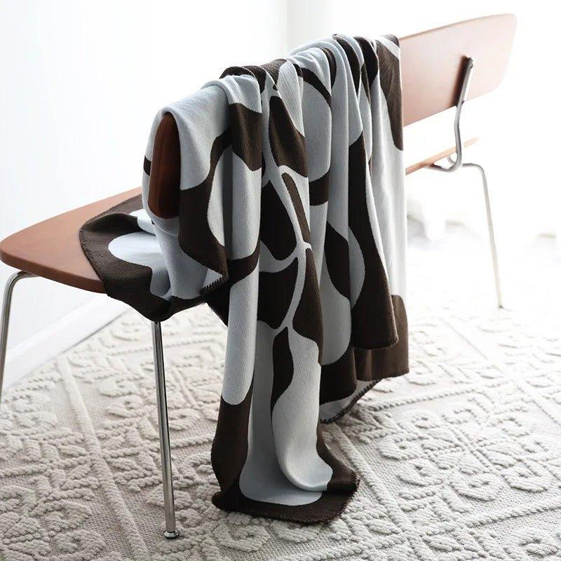 BohoWarm – Luxe Boheemse Woondeken met Modern Abstract Ontwerp
