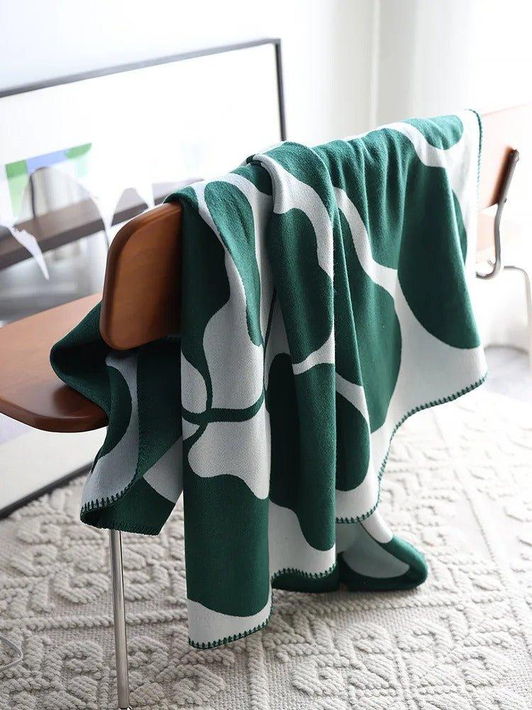 BohoWarm – Luxe Boheemse Woondeken met Modern Abstract Ontwerp