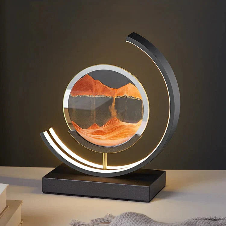 Sands of Time LED Tafellamp met Goudkleurige Afwerking – Touchbediening