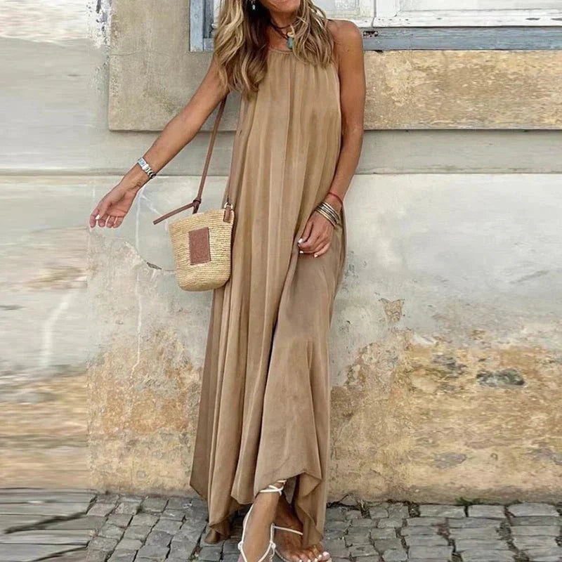 Alessia Mouwloos Maxikleed