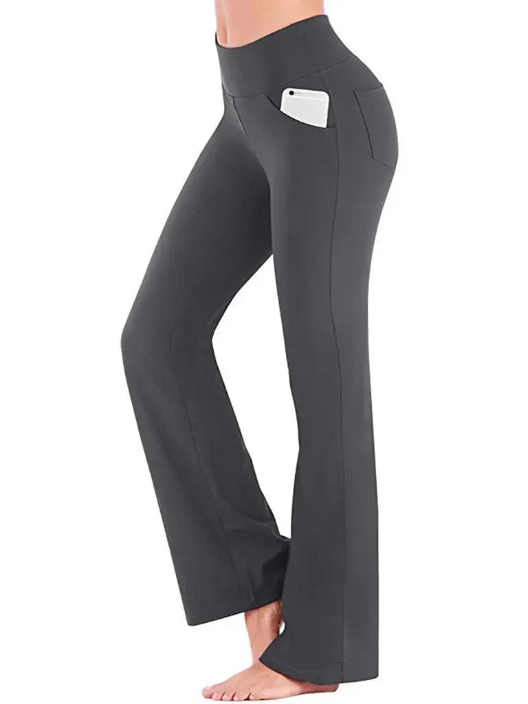 Amethist Flared Pants met Hoge Taille