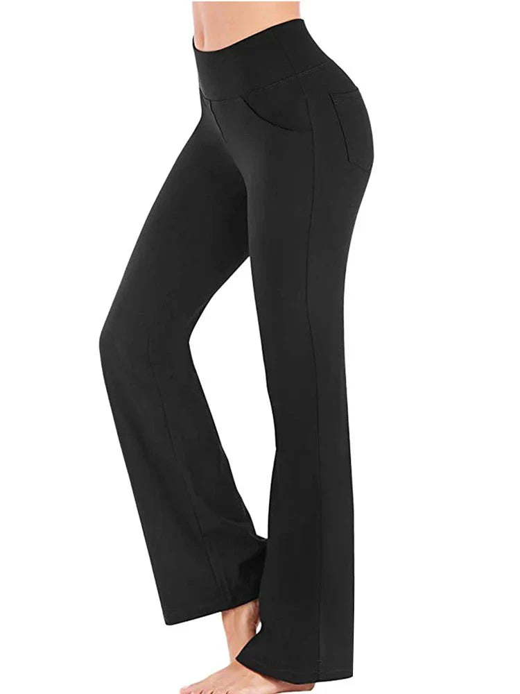 Amethist Flared Pants met Hoge Taille
