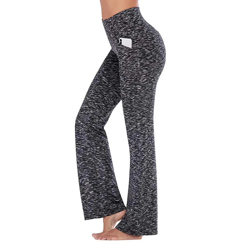 Amethist Flared Pants met Hoge Taille