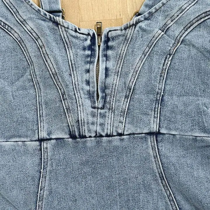 Annelise Denim-Bodycon-Jurk