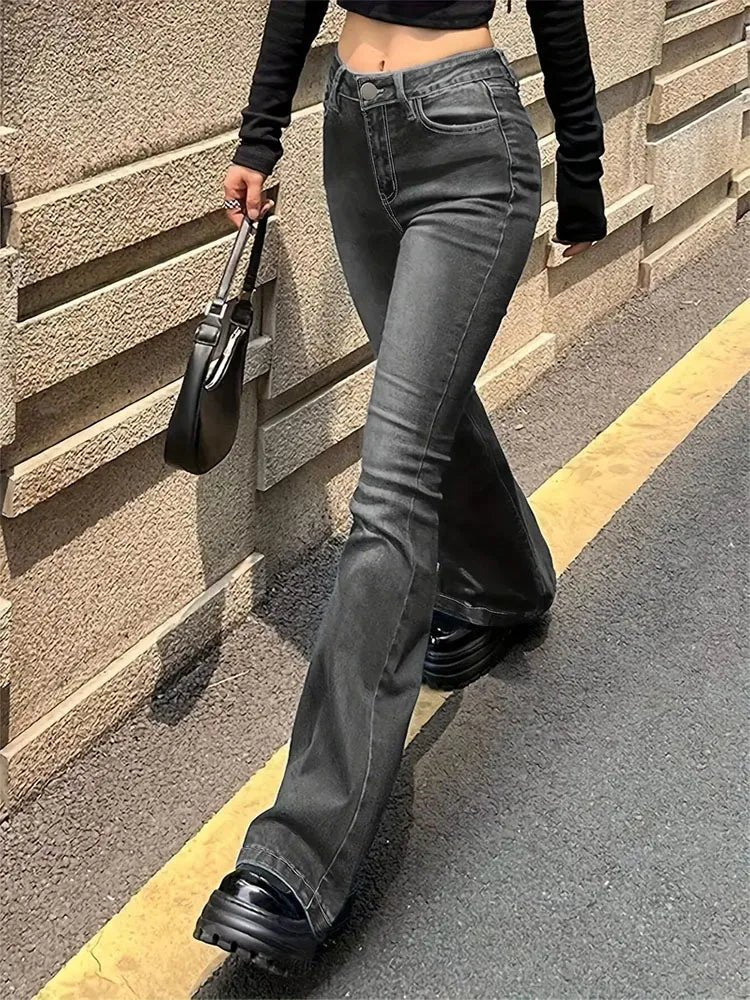 Arlys Hoge Taille Rechte Jeans